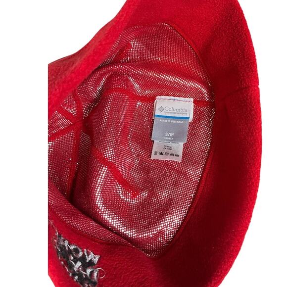 Columbia x REI Co-op Red Beanie Unisex S/M 100% Polyester Soft Knit Hat Winter - Picture 7 of 8